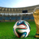 FIFA World Cup trophy and ball