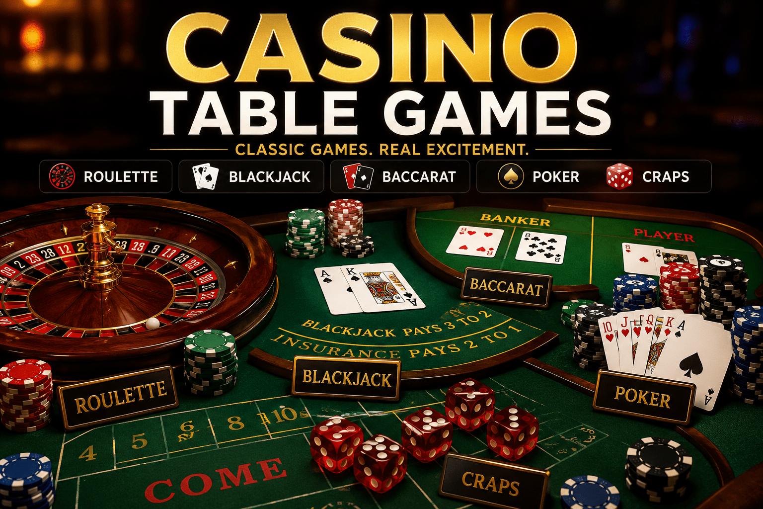 Casino table games